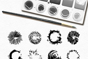 Grunge Brush Shapes, an Object Graphic by Pink Ocean (Thumbnail 5 of 6)