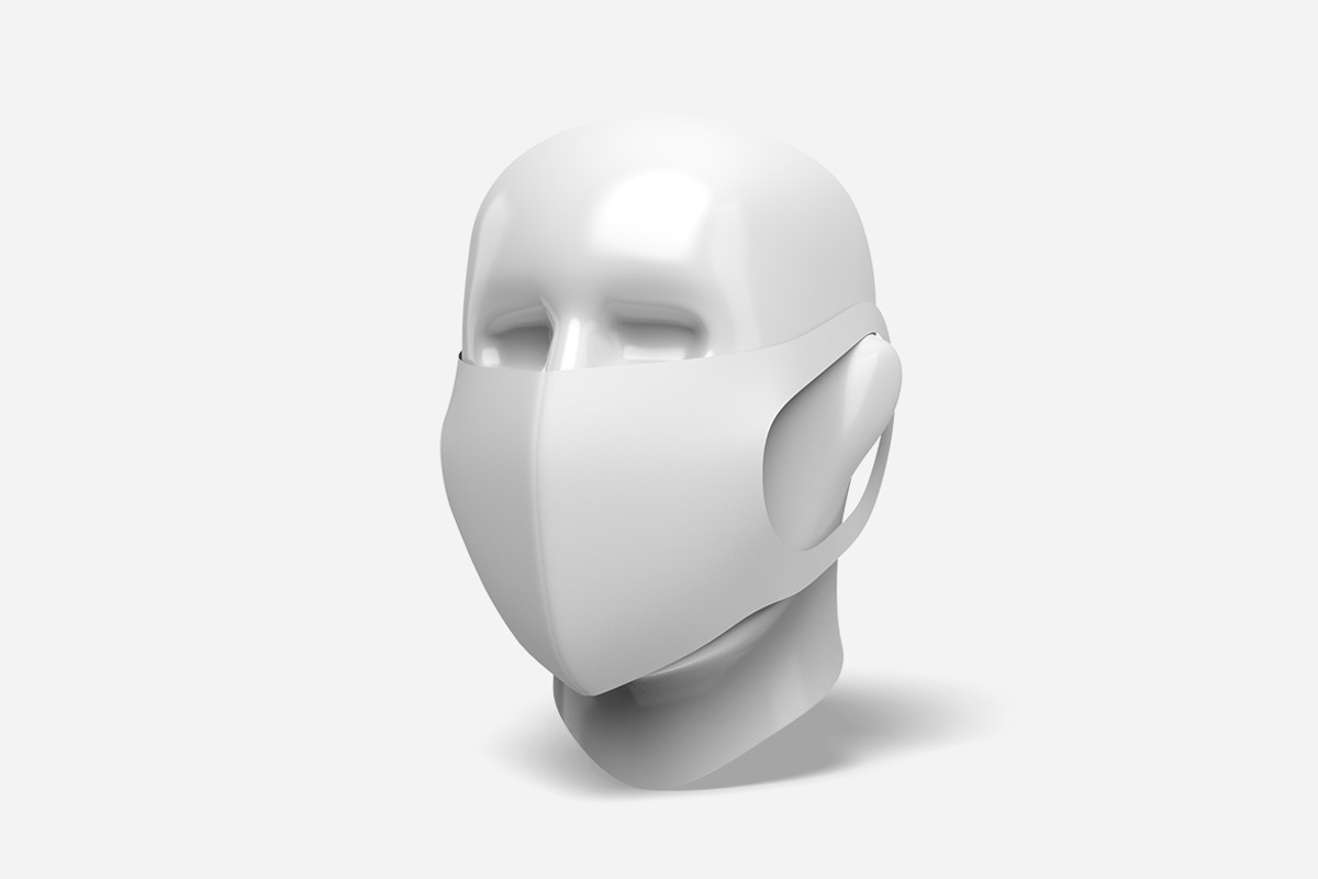 Face Mask Mockup, a Mask Mockup by Kenrichi (Photo 3 of 3)