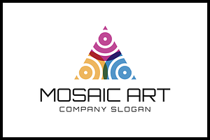 Mosaic Art Logo Template