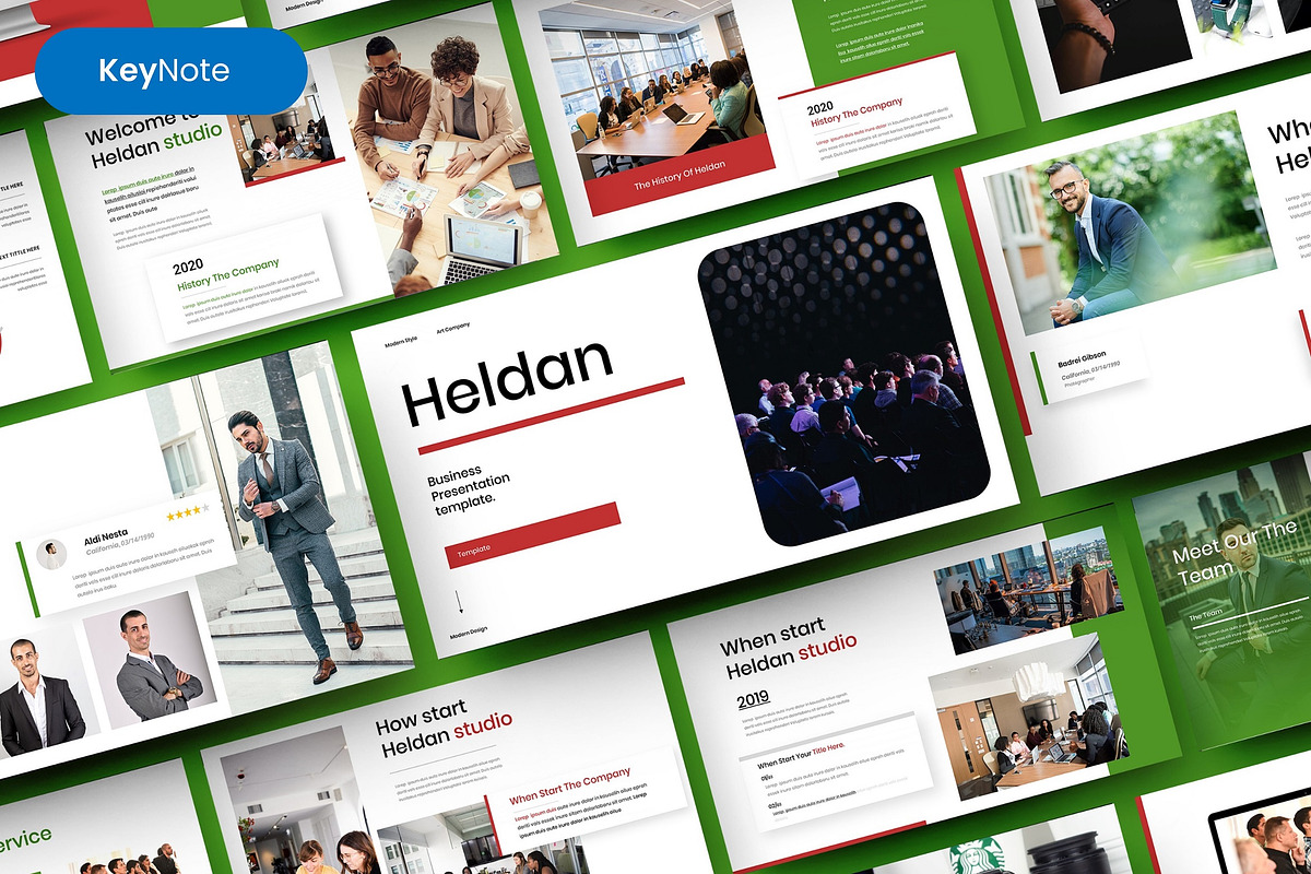 Heldan – Business Keynote Template, a Presentation Template by Dens Creative Studio (Photo 1 of 6)