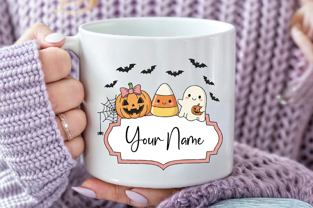 Personalized Kids Halloween Girl PNG, an Illustration by Dream Creation (Photo 3 of 5)