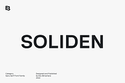 Soliden; 48 Fonts Sans Serif Family, a Sans Serif Font by Eko Bimantara (Thumbnail 1 of 15)