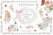 Childhood Noël Christmas Clipart, a Decorative Illustration by Muse Artist (Thumbnail 1 of 27)