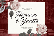Rose Amoure - Beauty Script, a Script Font by ErgibiStudio (Thumbnail 6 of 10)
