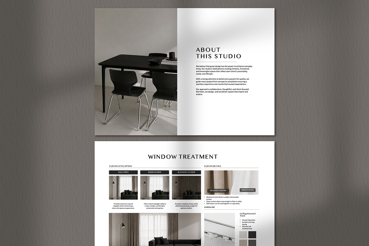 Interior Design Presentation Templat, a Presentation Template by SKY CREATION (Photo 6 of 7)