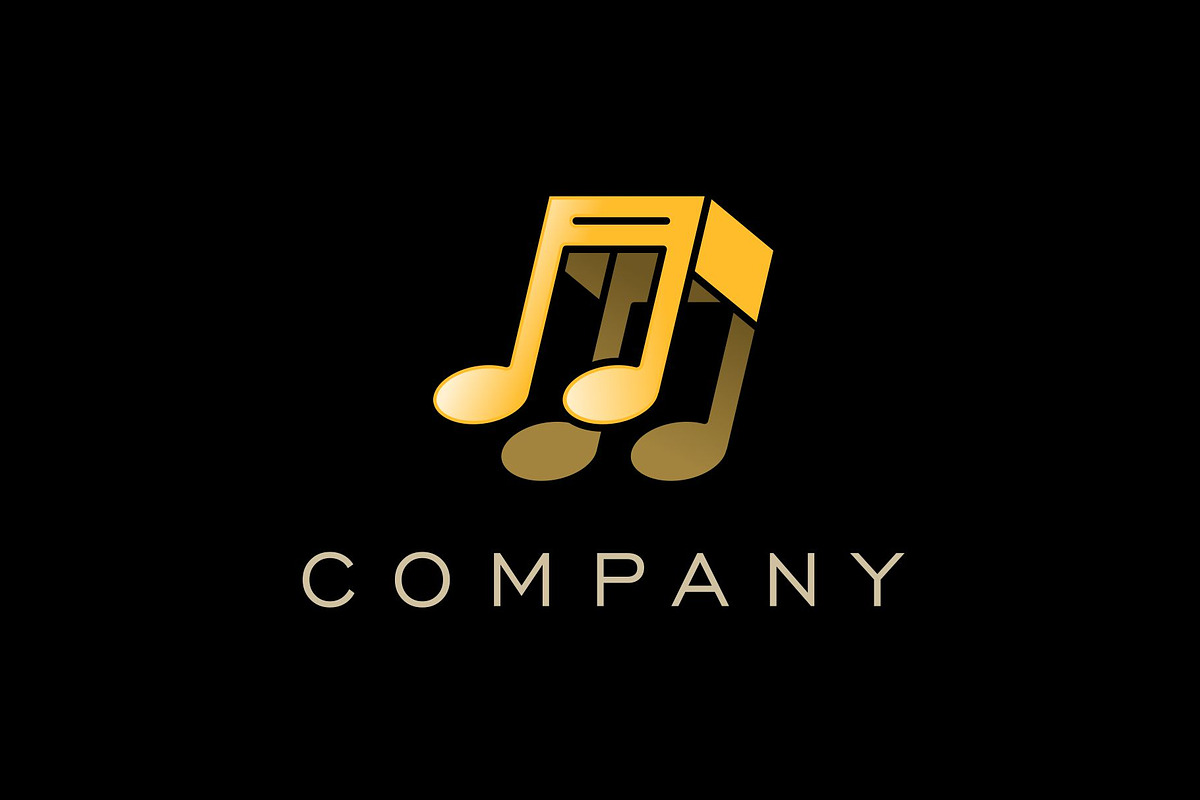 Creative Music Notes Icon Logo, a Branding & Logo Template by Buqancreative