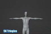 Male Human Base Mesh – Rigged, a Characters & Person 3D Model by Casa Mandarina (Thumbnail 7 of 8)