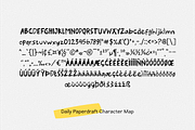Daily Paperdraft, a Handwritten Font by Yktypstd (Thumbnail 5 of 7)