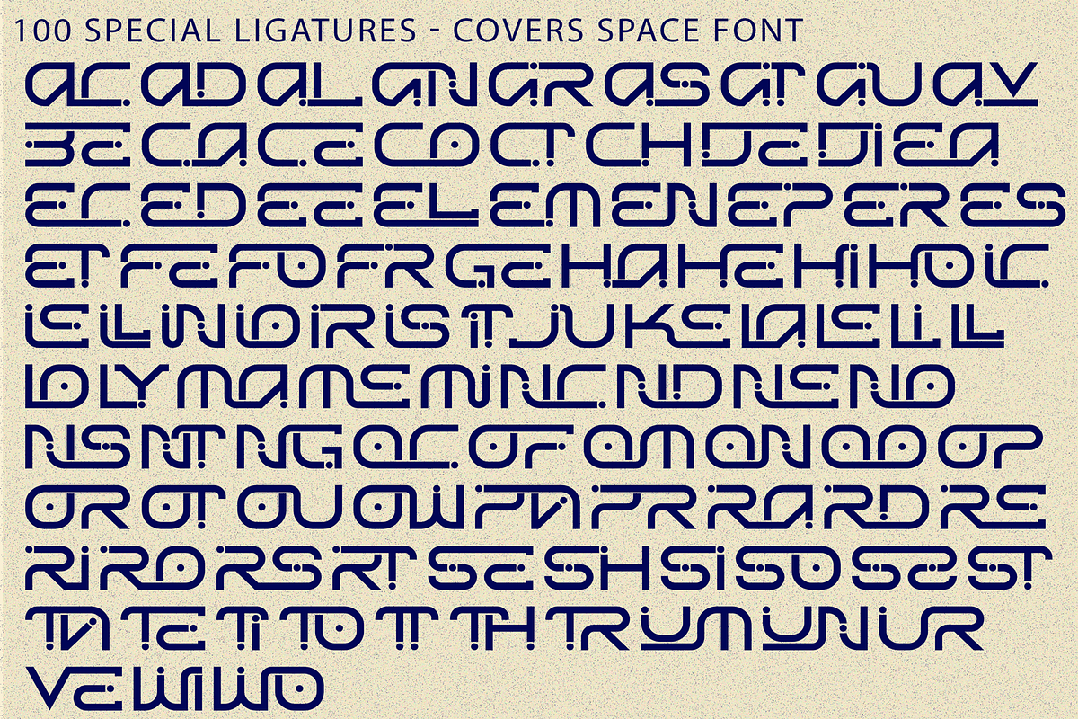 Covers Space Font, a Sans Serif Font by 177Studio (Photo 8 of 8)