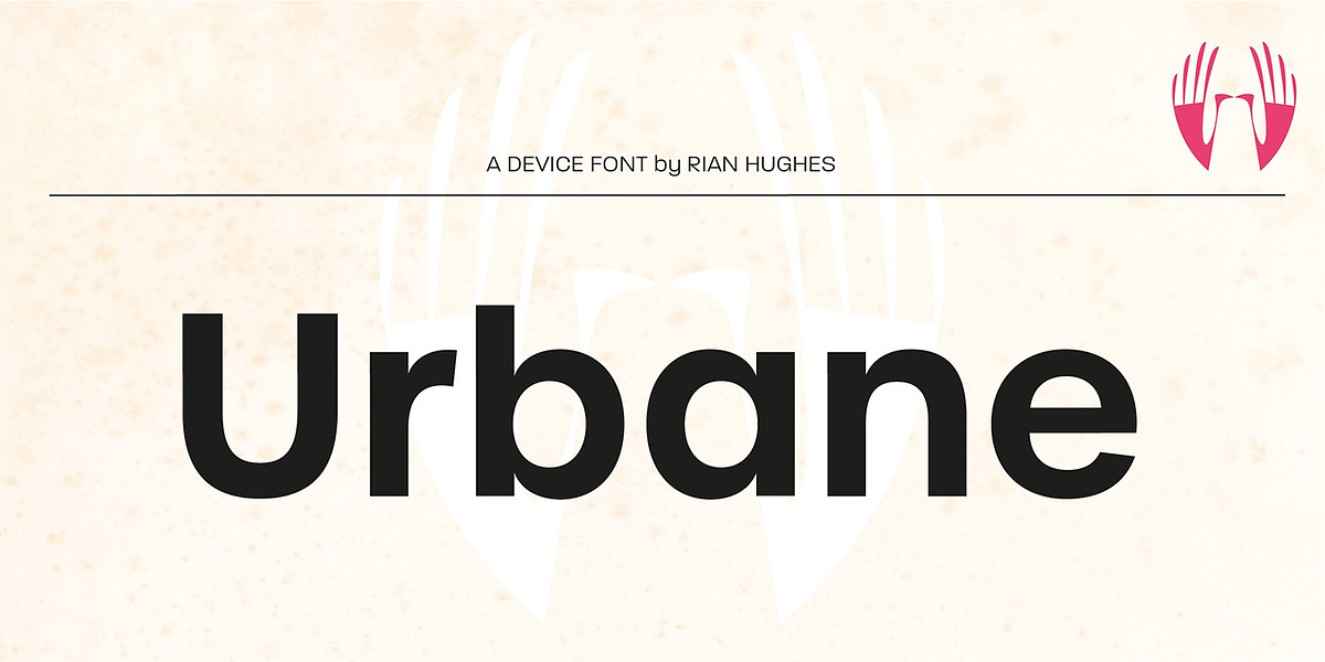 Urbane, a Sans Serif Font by Device (Photo 5 of 6)