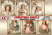 Christmas angels picture collage, a Person Illustration by CraftArtStory (Thumbnail 1 of 3)