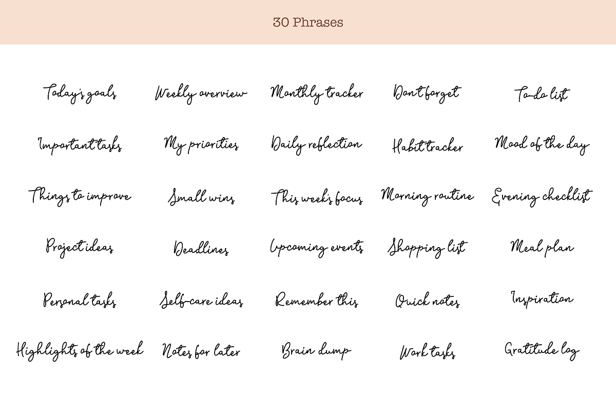 Digital Bullet Journaling stickers, an Object Graphic by Digitaliya (Photo 5 of 9)