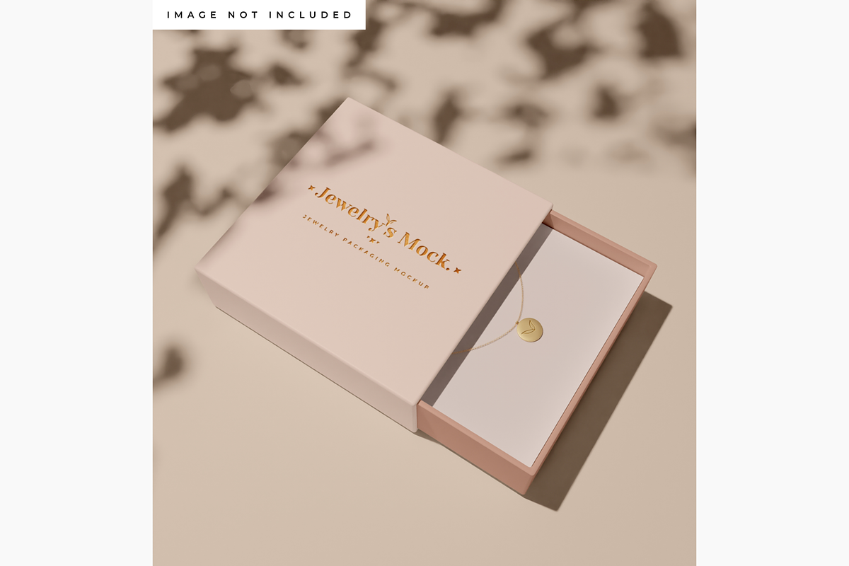Jewelry box mockup bundle, a Cups & Container Mockup by Mockthethics. (Photo 9 of 12)