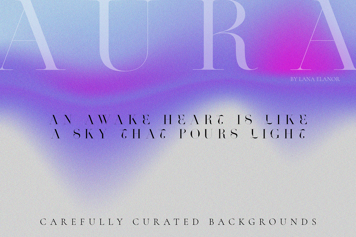 AURA gradient collection, a Texture Graphic by Lana Elanor (Photo 10 of 14)