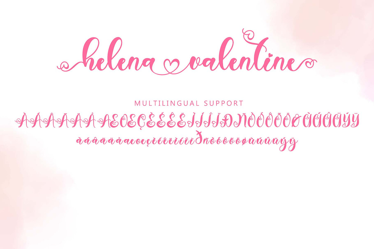 Helena Valentine, a Handwritten Font by Yoga Letter (Photo 8 of 8)