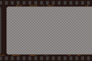 Perforated film horizontal template, a Texture Illustration by SkyVectors