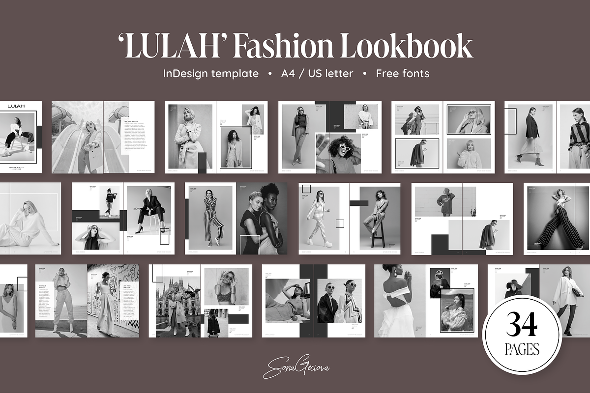 LULAH Fashion Lookbook, a Magazine Template by SonaGeciova (Photo 1 of 19)