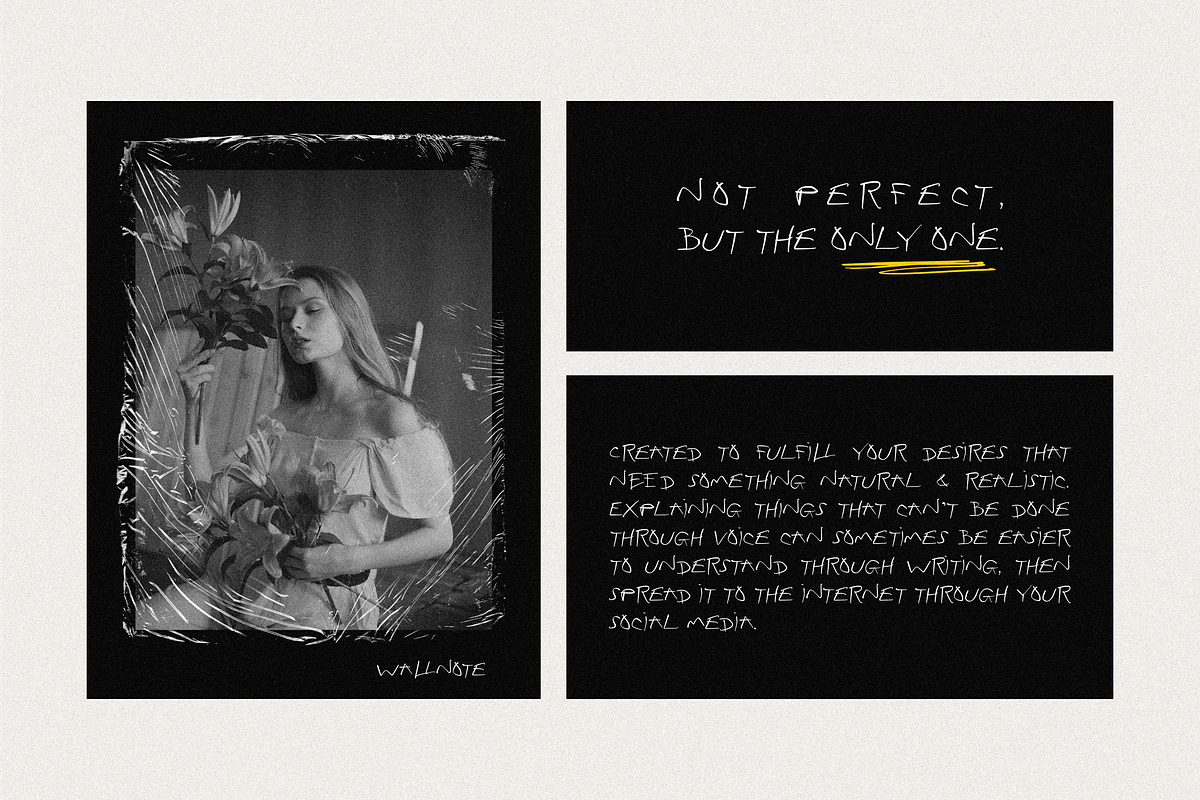 Wallnote Handwritten, a Sans Serif Font by 24Design Studios (Photo 2 of 10)