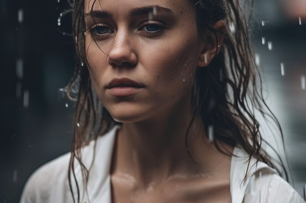 portrait of beautiful young woman, a Beauty & Fashion Photo by Virgo Studio