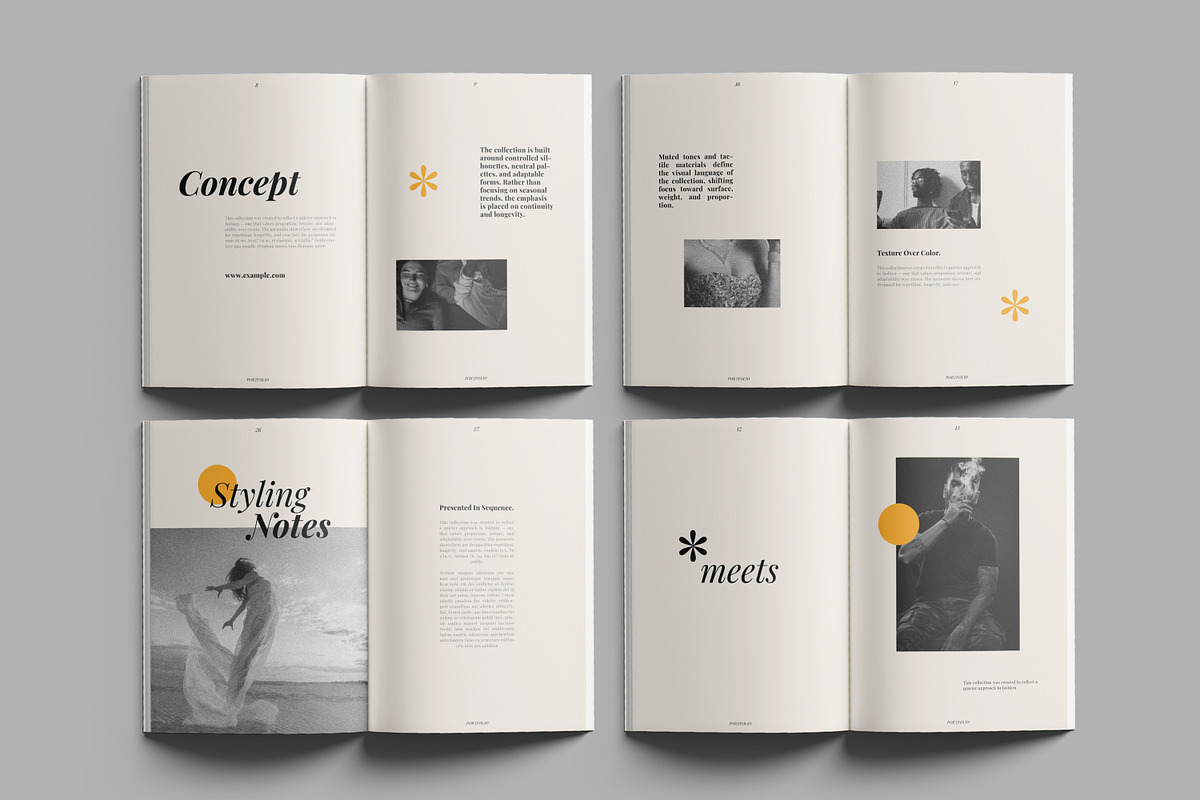 Portfolio Template, InDesign & Canva, a Brochure Template by Artisan Vibes (Photo 9 of 9)