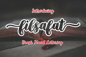 Filsafat Script | Brush Font