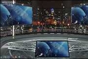 Virtual TV Studio News Set 36, an Architecture 3D Model by akerStudio (Thumbnail 10 of 25)