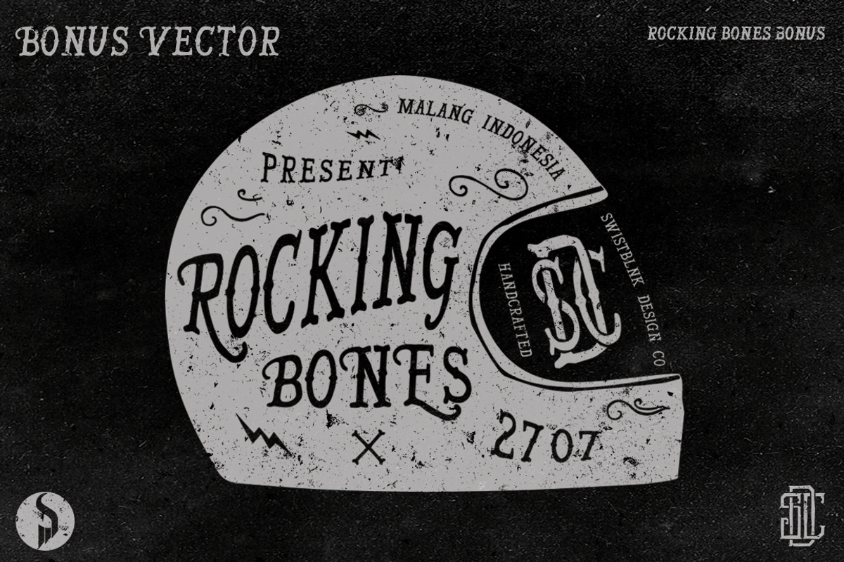Rocking Bones Typeface preview 5