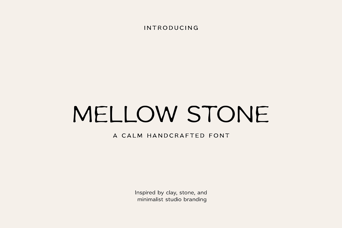 Mellow Stone Font, a Serif Font by gafaroff studio (Photo 1 of 6)