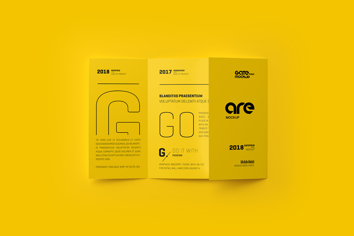 Square Gatefold Brochure Mockup, a Mockup by Toasin Studio (Photo 10 of 12)