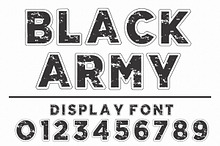 Black Army Font
