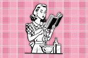 Black & White Mother's Day Clipart, a Person Illustration by Patterns for Dessert (Thumbnail 2 of 4)
