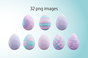 Pastel Themed Easter Egg PNG Bundle, an Object Graphic by 3PointsCreative (Thumbnail 5 of 7)
