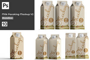 Packaging Mockup Bundle Collection, a Packaging Mockup by Ambo Ampeng