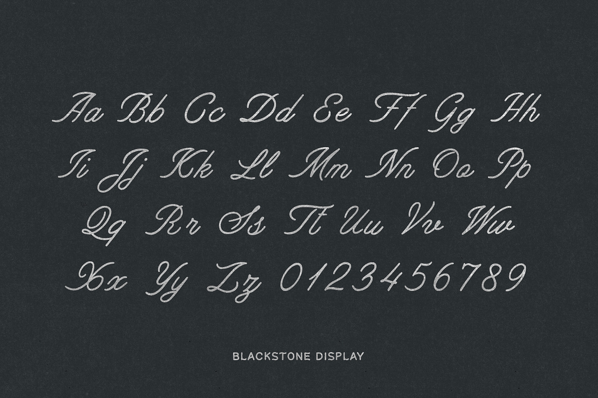 Blackstone – Handmade Font Trio, a Handwritten Font by Davide Bassu (Photo 16 of 18)