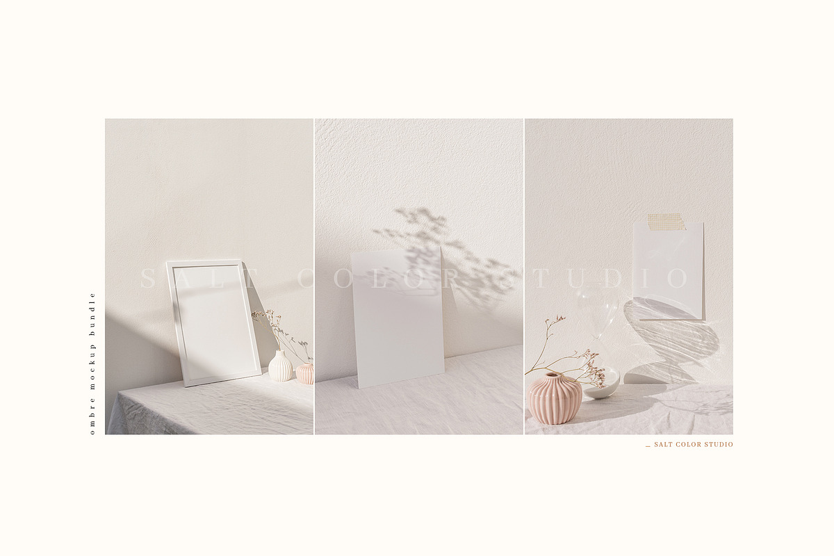 Ombre - Frame and Stationery Mockups, a Household Mockup by Salt Color Studio (Photo 8 of 12)