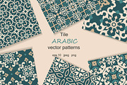 Tile arabic seamless patterns, a Pattern Graphic by Alonka's Illustrations (Thumbnail 1 of 2)