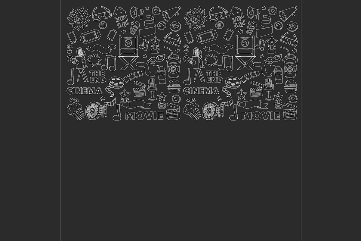It's movie time! Linear vector set, a Texture Illustration by Art Loft (Photo 4 of 16)