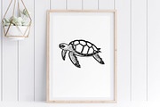 Sea Turtle SVG - Sea Turtle Clipart, an Illustration by YouniqueArtwork (Thumbnail 4 of 5)