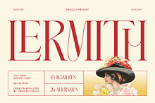 Lermith - Tall Luxury Serif Font
