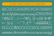 CS Hazel – Art Deco Font, a Sans Serif Font by Craft Supply Co. (Thumbnail 8 of 8)