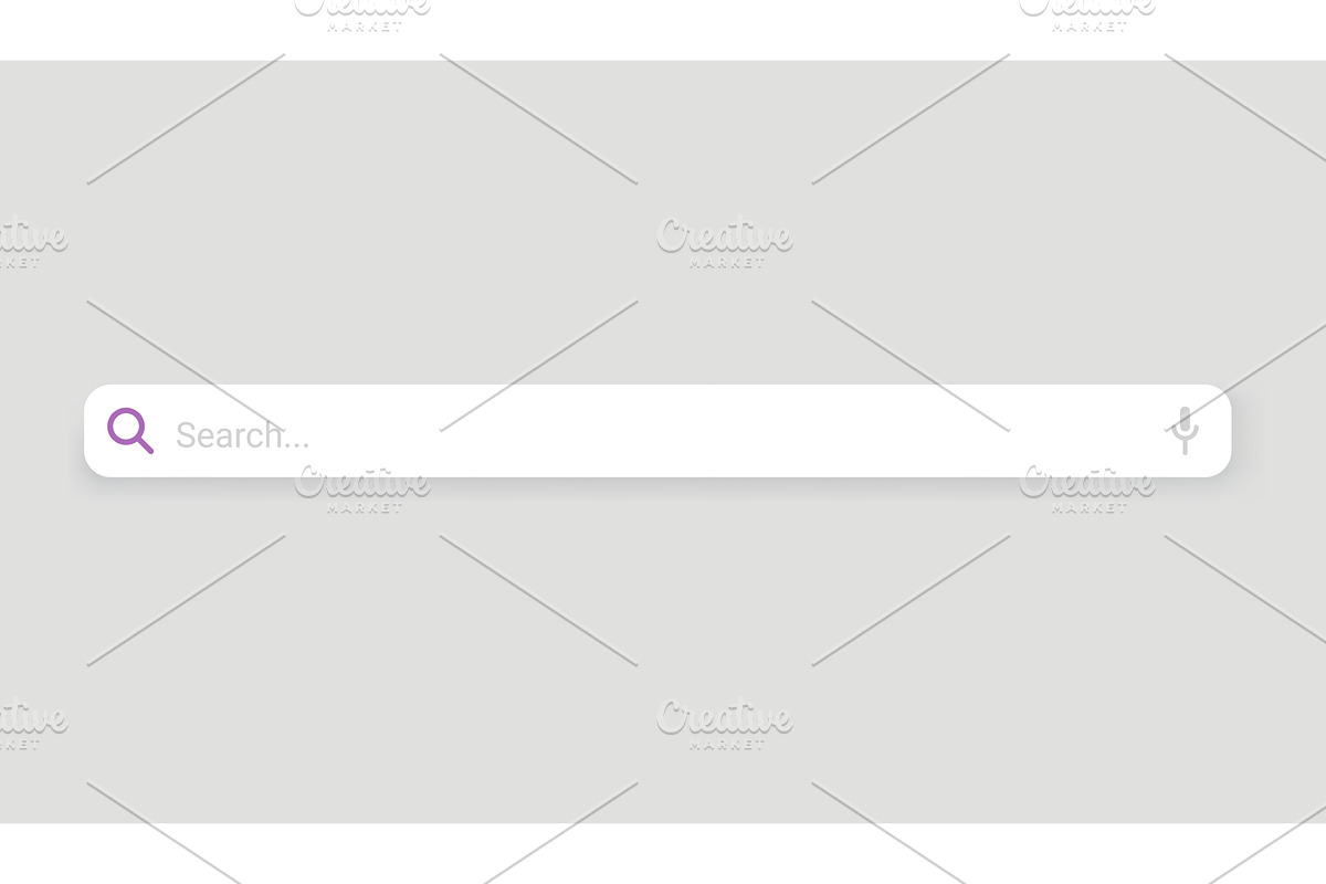 Browser search bar. Web page, an Object Illustration by the8monkey
