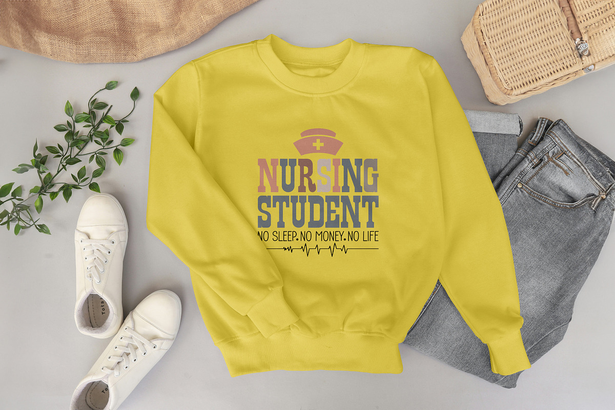 Nursing Student Shirt Design, a Graphic by Vector Portal (Photo 4 of 4)