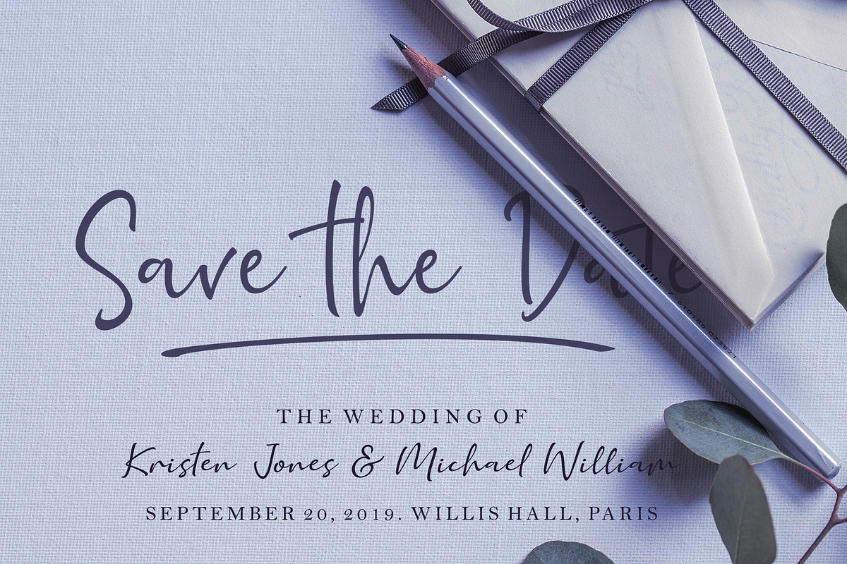 Golden Class // Elegant Font Duo preview 4