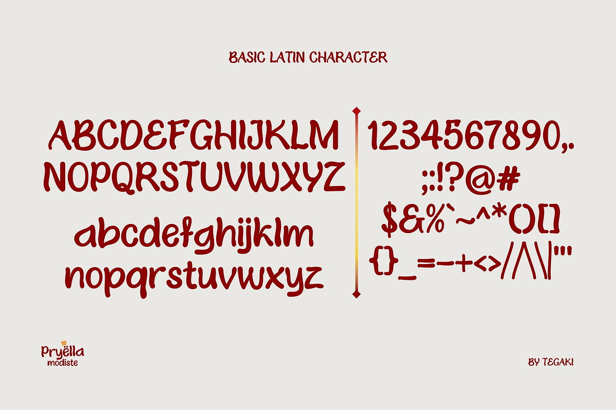 Pryella Modiste, a Handwritten Font by rudiSasori (Photo 10 of 13)