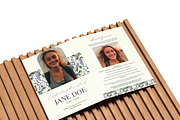 Funeral Program Template Set I Canva, an Invitation Template by The Social Stuff (Thumbnail 3 of 10)