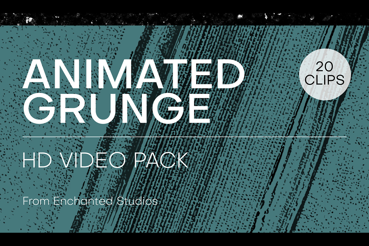 Mono Grunge – Animated Texture Pack, a Texture Graphic by Enchanted Studios