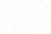 Apple Blossom Pattern Collection, a Pattern Graphic by Note And Silence (Thumbnail 5 of 8)
