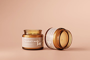 Amber Glass Candle Mockup Bundle, a Packaging Mockup by pmvch (Thumbnail 92 of 135)