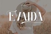 Evaida, a Serif Font by Kenrichi (Thumbnail 1 of 11)