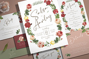 Islamic Flowers Invitation Set, an Invitation Template by Aarley Kaiven (Thumbnail 1 of 5)